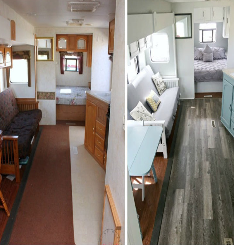 30+ RV Flooring Ideas (How To Replace & Install Flooring)