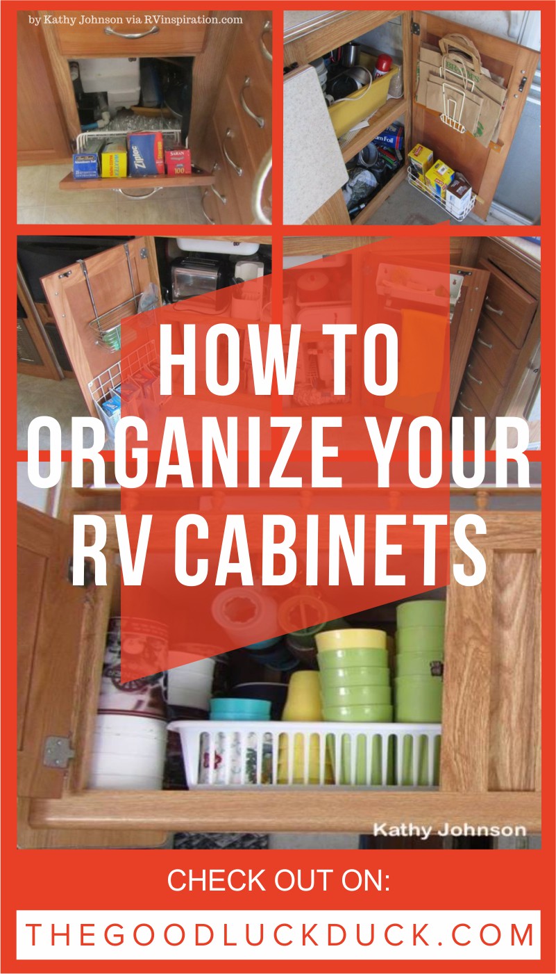 How to organize your rv cabinets