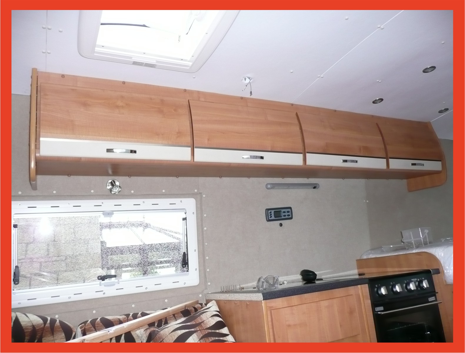 RV overhead cabinets