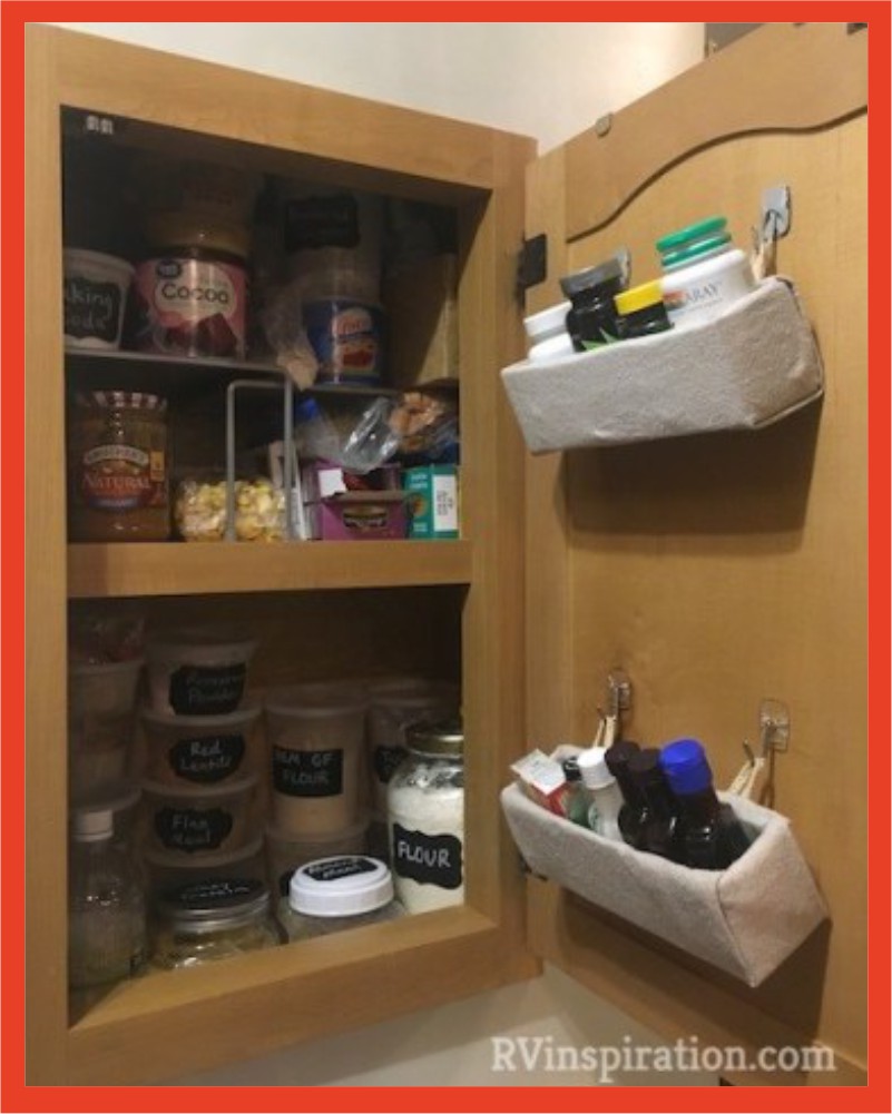 How to organize your RV cabinets