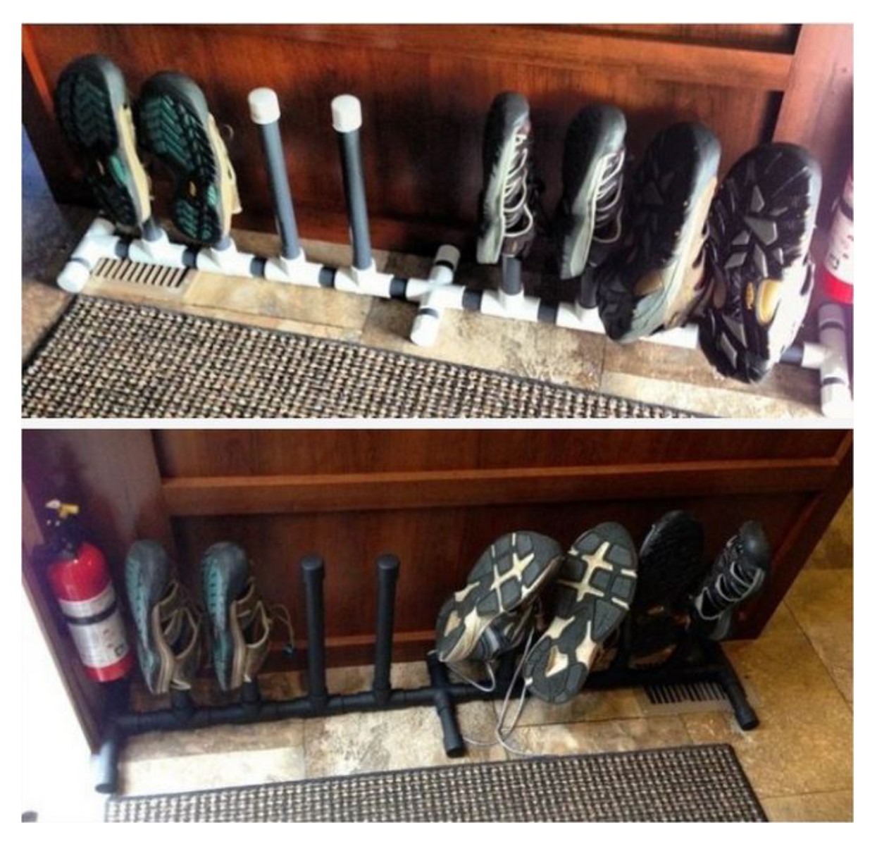 rv shoe storage ideas