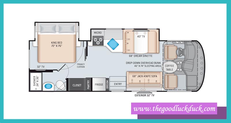 RV Bunkhouse layout design