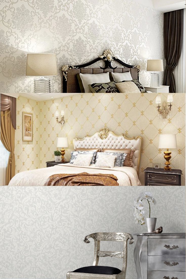 silver wall paint for bedroom