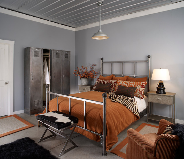 Orange And Gray Bedroom Ideas