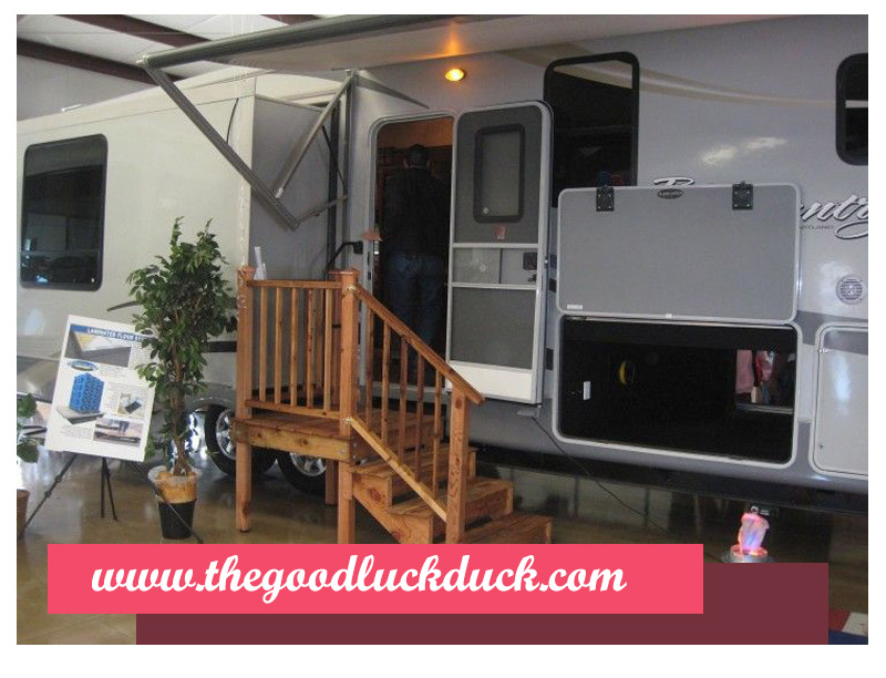 rv folding deck