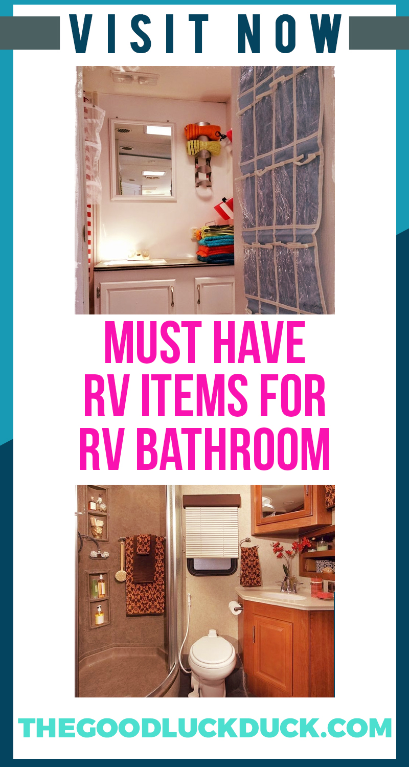 RV Bathroom Storage Ideas - The Good Luck Duck