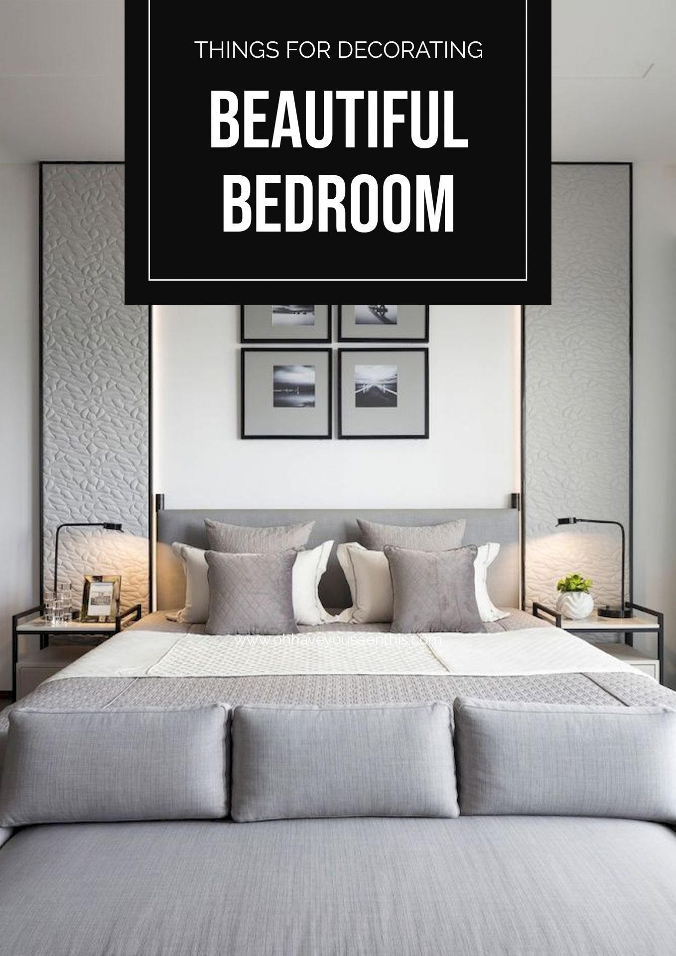 THINGS FOR DECORATING A BEAUTIFUL BEDROOM