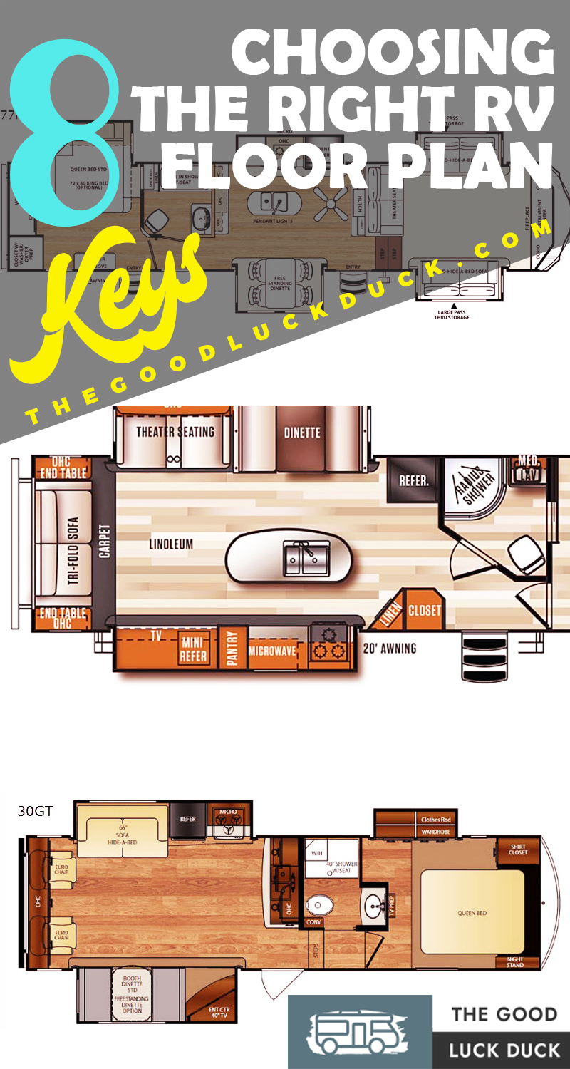 travel trailer floor plans no slide outs