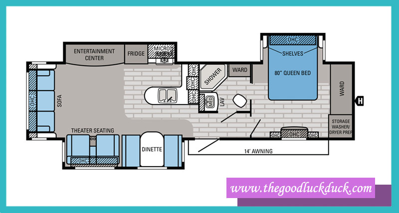 rv layouts with bunks