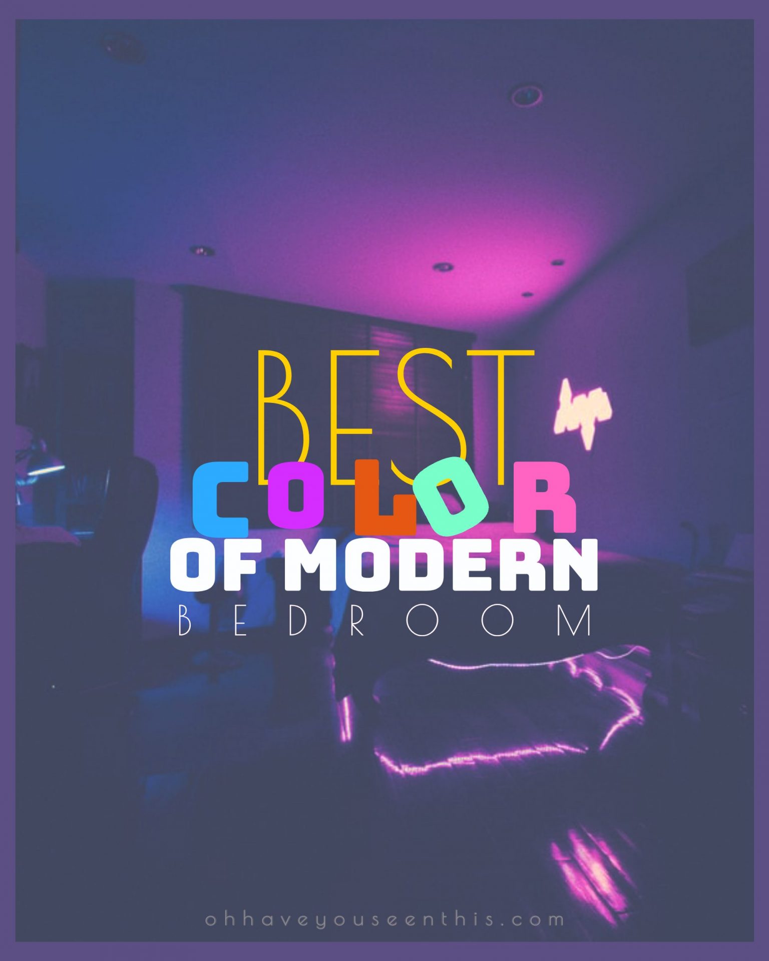 Best Colors of Modern Bedroom