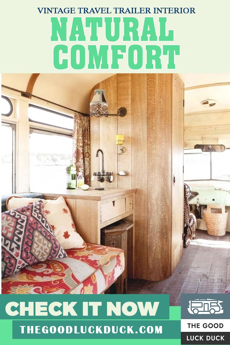 vintage trailer interior