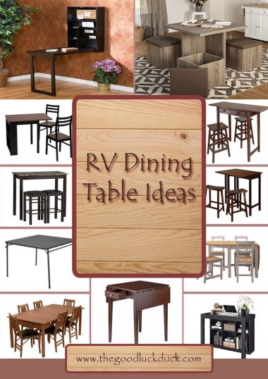 20+ RV Dining Table 2021 (Innovative Ideas & Choices) - The Good Luck Duck