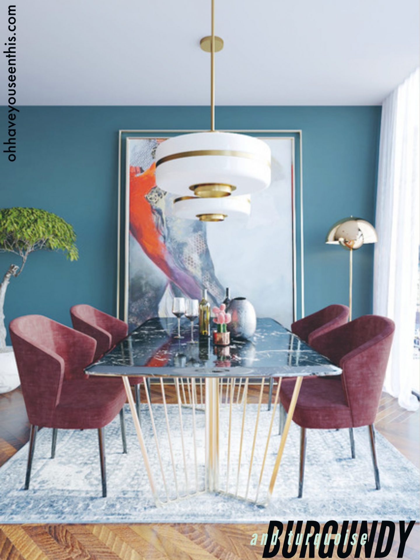 Turquoise Dining Room Ideas