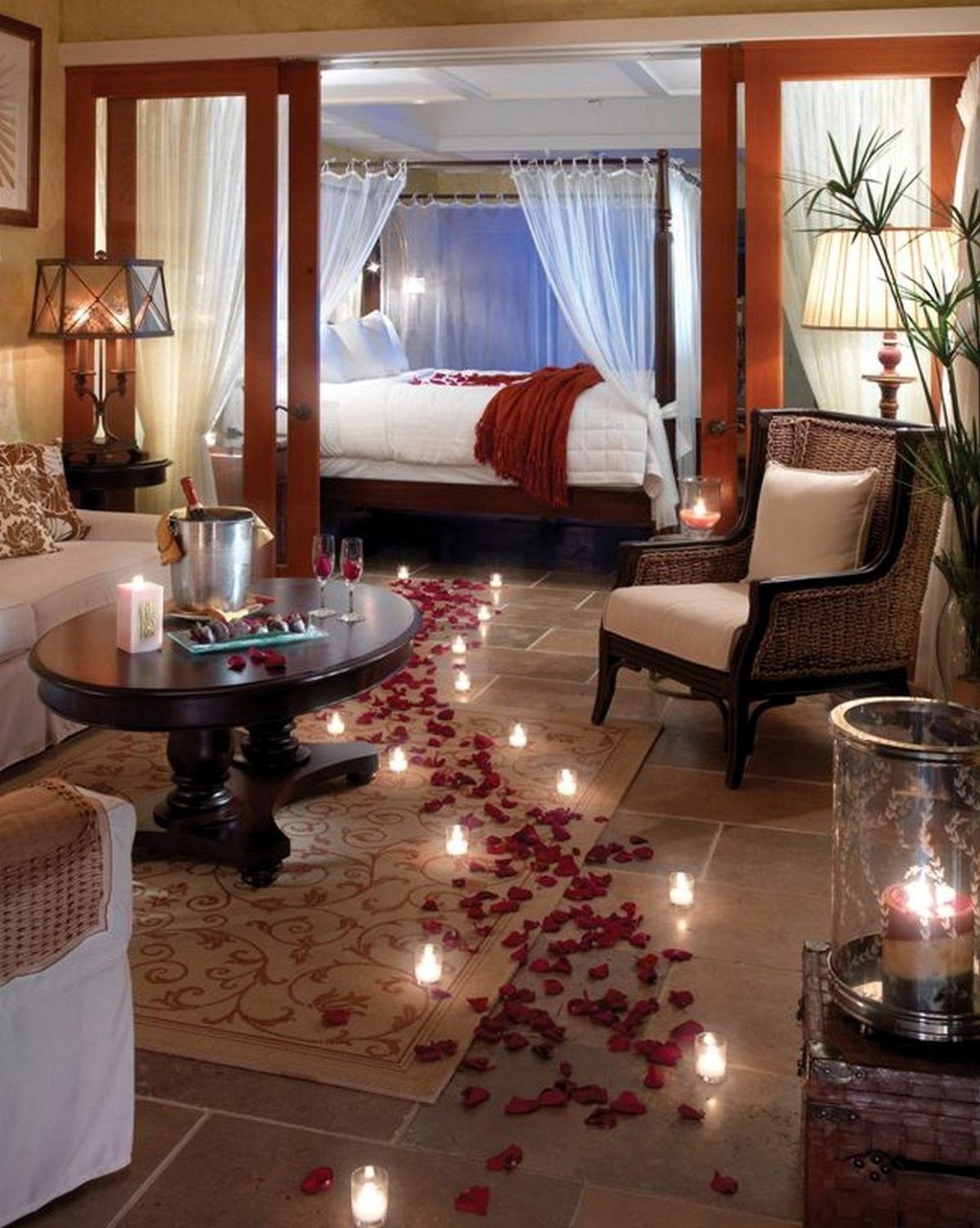 Romantic bedroom ideas for valentine’s day