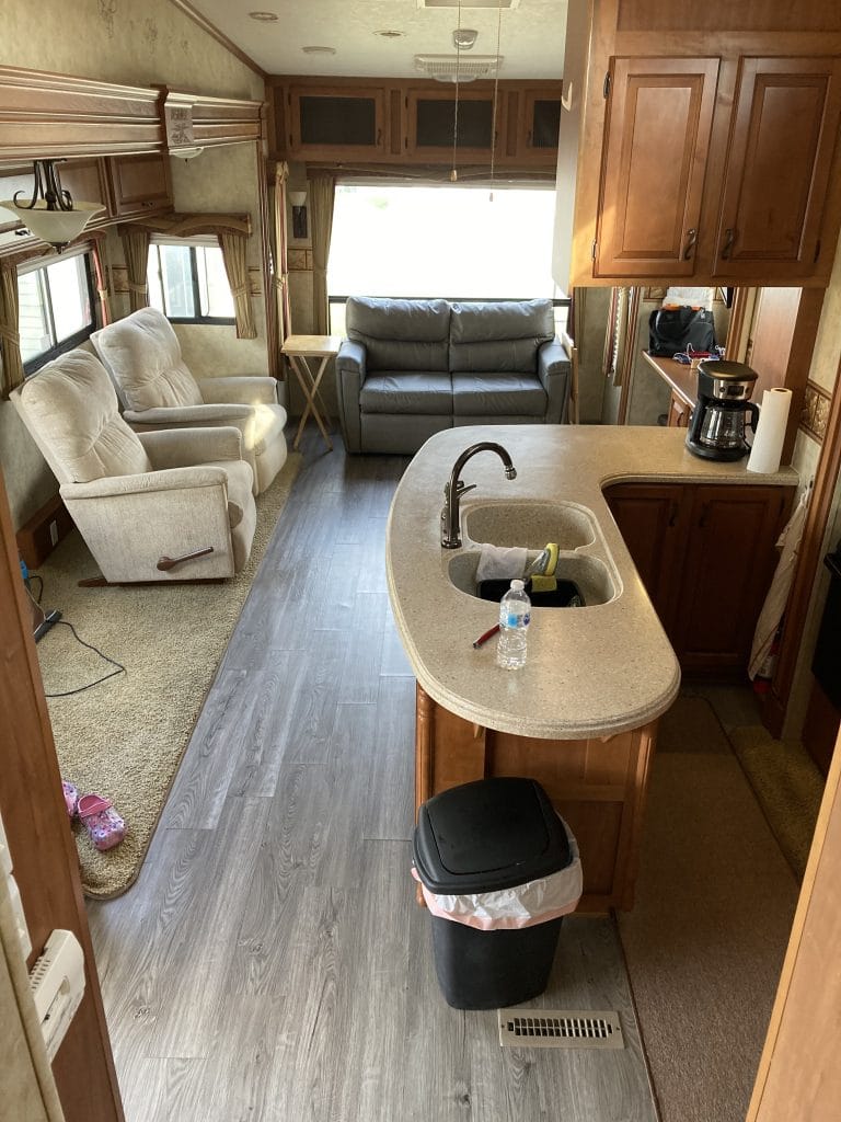 rv furniture dinette booth