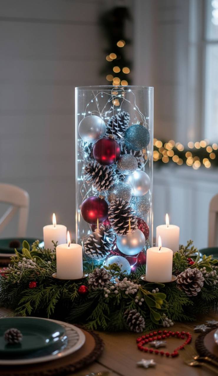 31 Easy DIY Christmas Centerpieces for a Stunning Holiday Table