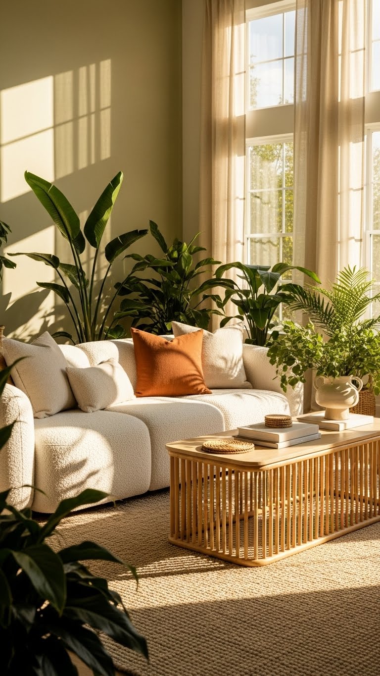 31 Decorative Biophilic Living Room Designs for Modern Wellness - The ...