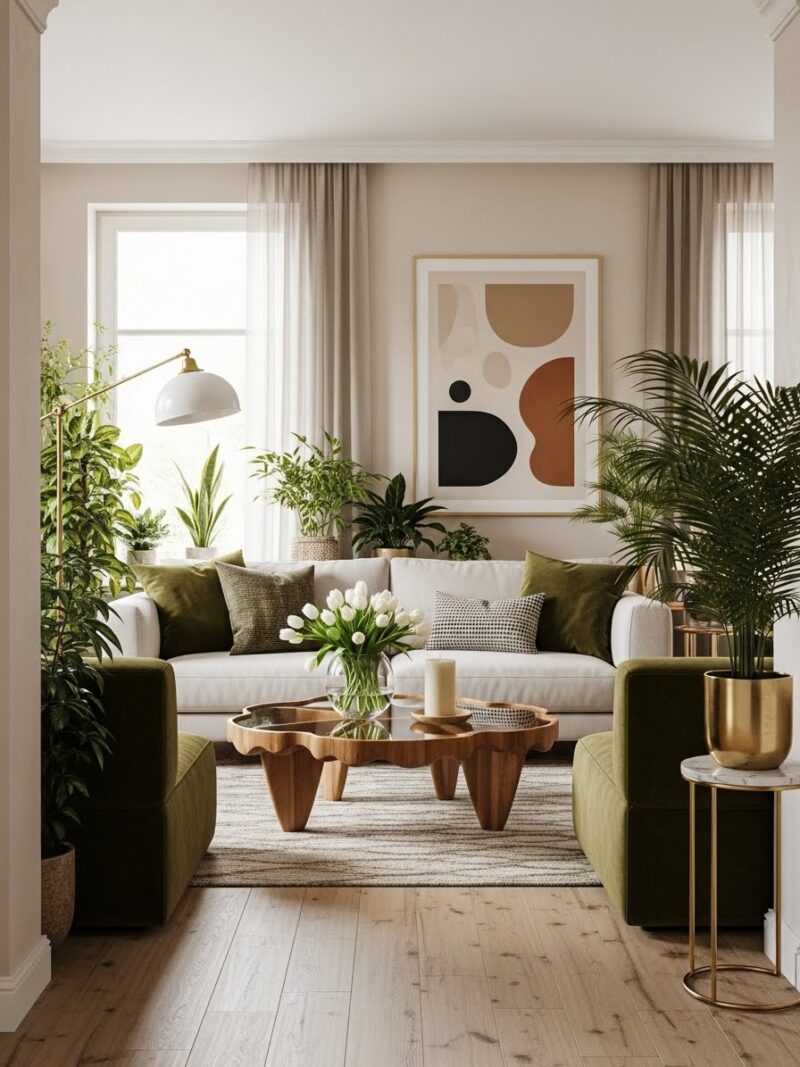 31 Decorative Biophilic Living Room Designs for Modern Wellness - The ...