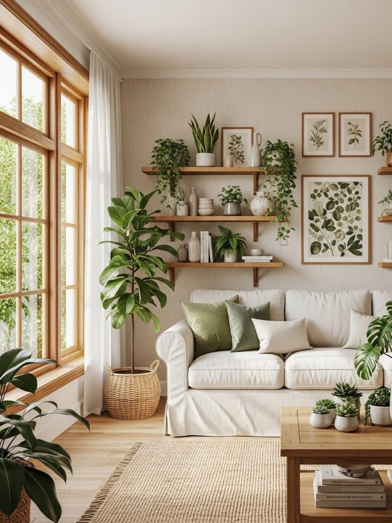 31 Decorative Biophilic Living Room Designs for Modern Wellness - The ...