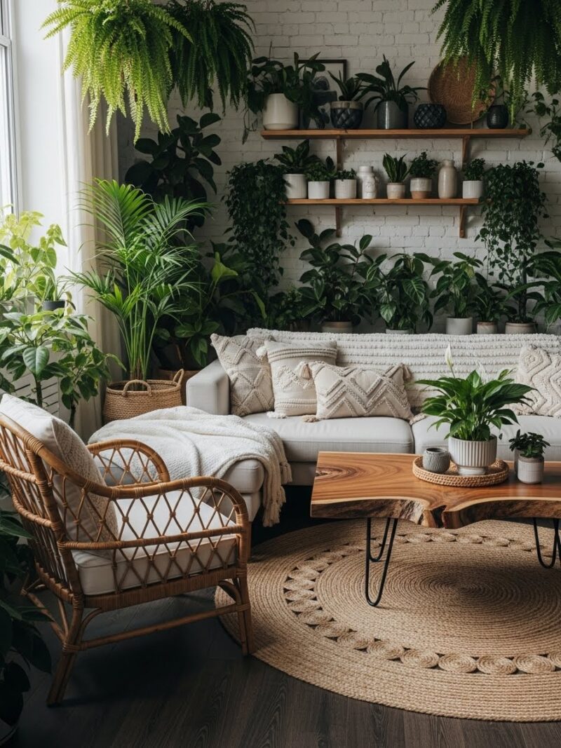 31 Decorative Biophilic Living Room Designs for Modern Wellness - The ...
