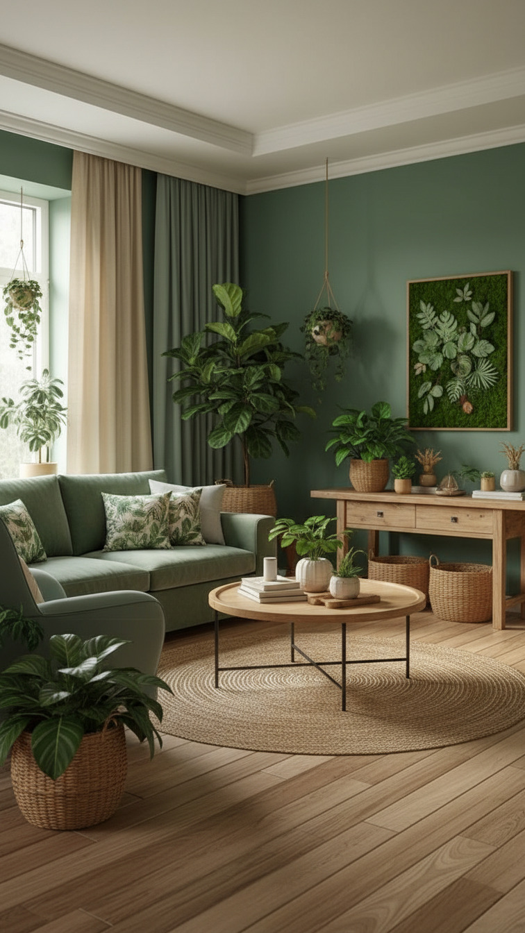 31 Decorative Biophilic Living Room Designs for Modern Wellness - The ...