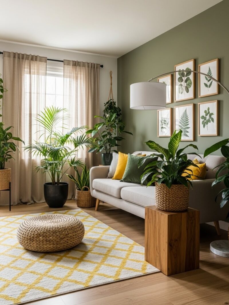 31 Decorative Biophilic Living Room Designs for Modern Wellness - The ...