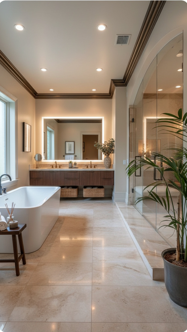 Relaxed Spa Bathroom Design Ideas As Home Wellness Sanctuary