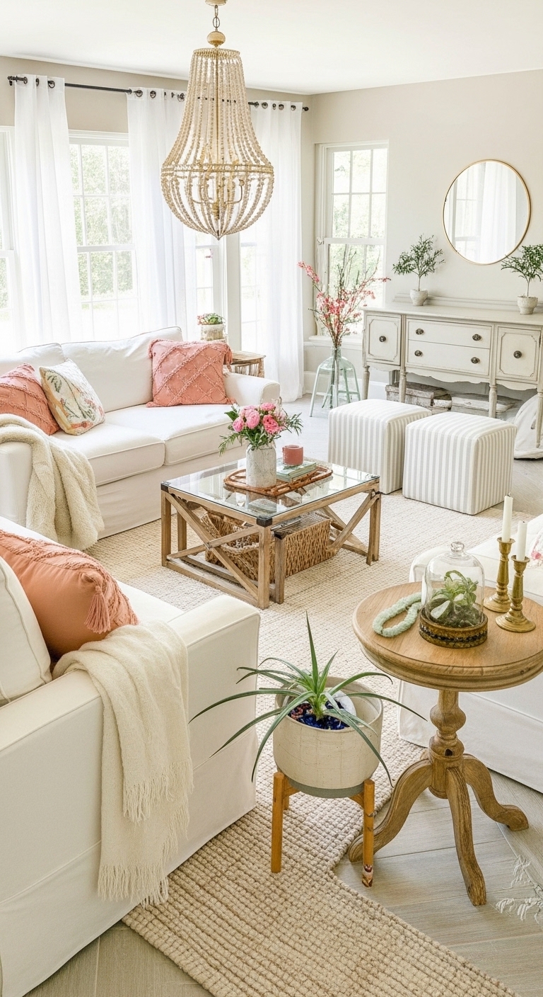 33 Spring Living Room Ideas That Look Insanely Expensive
