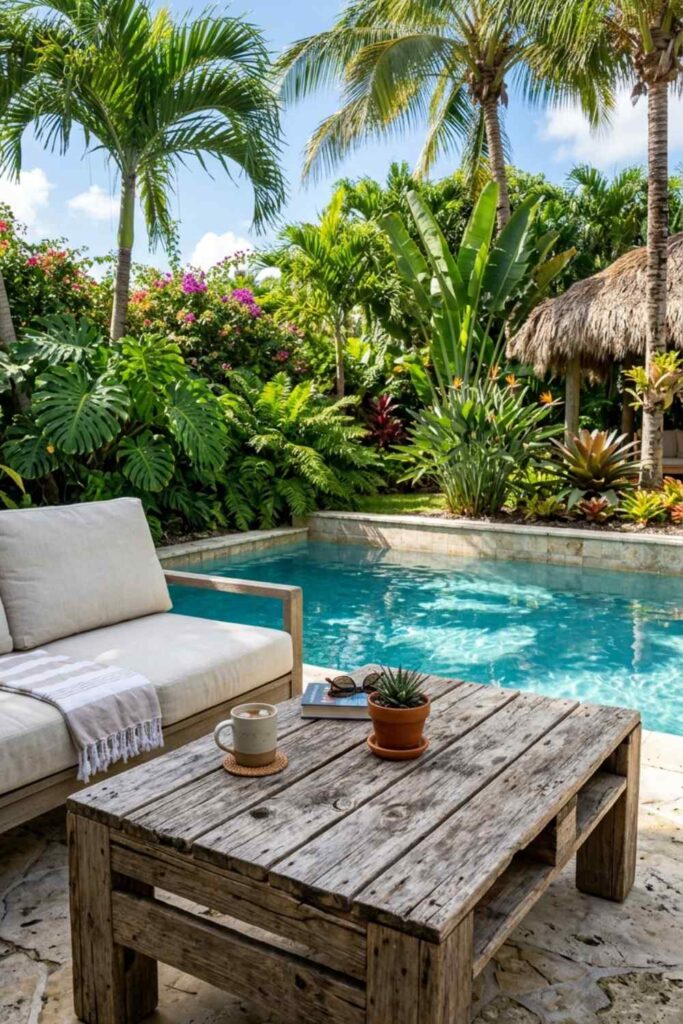 Pallet_table_poolside_lounge_plants_202606190547.jpeg