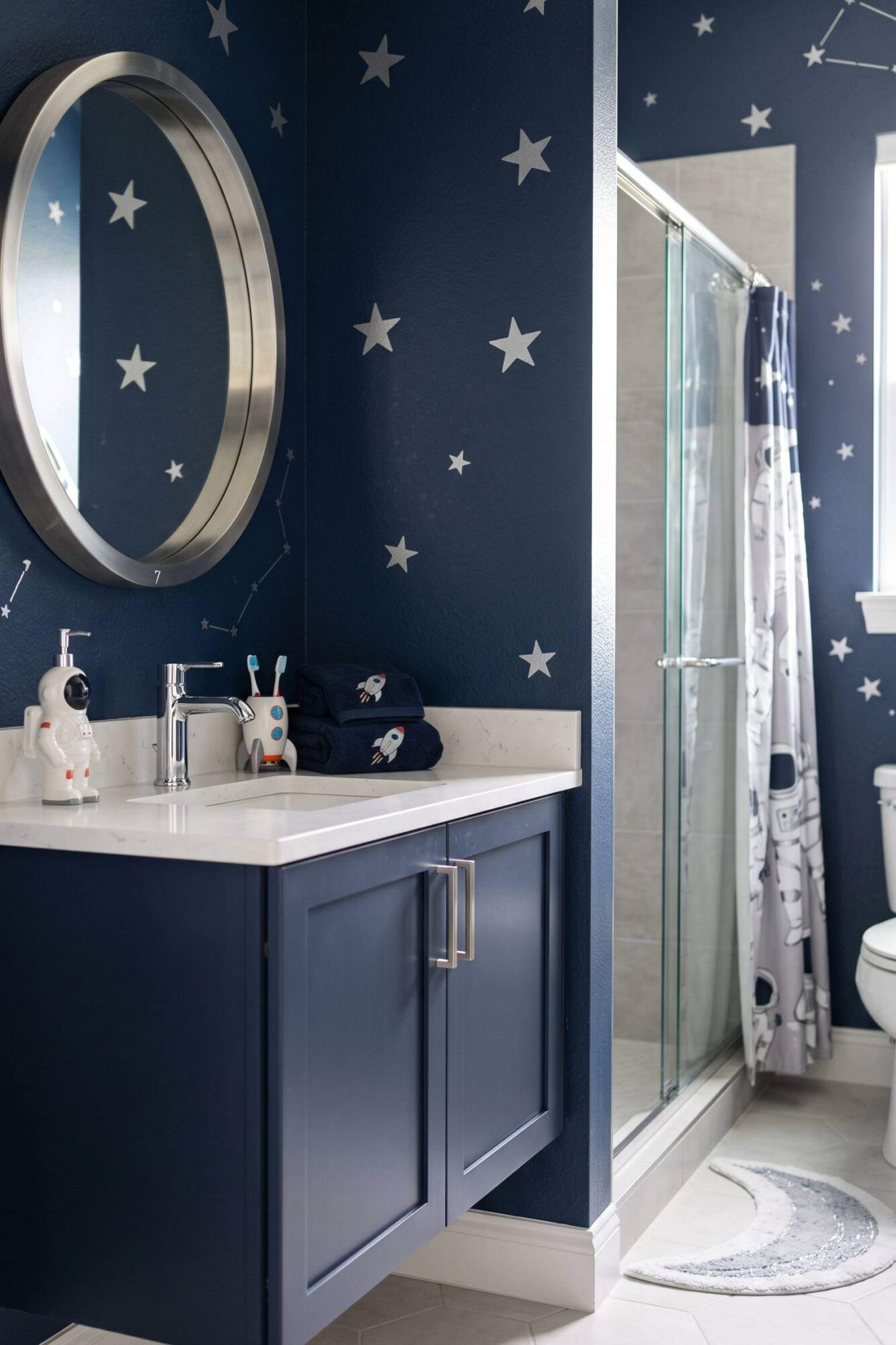 galactic Kids Bathroom Ideas