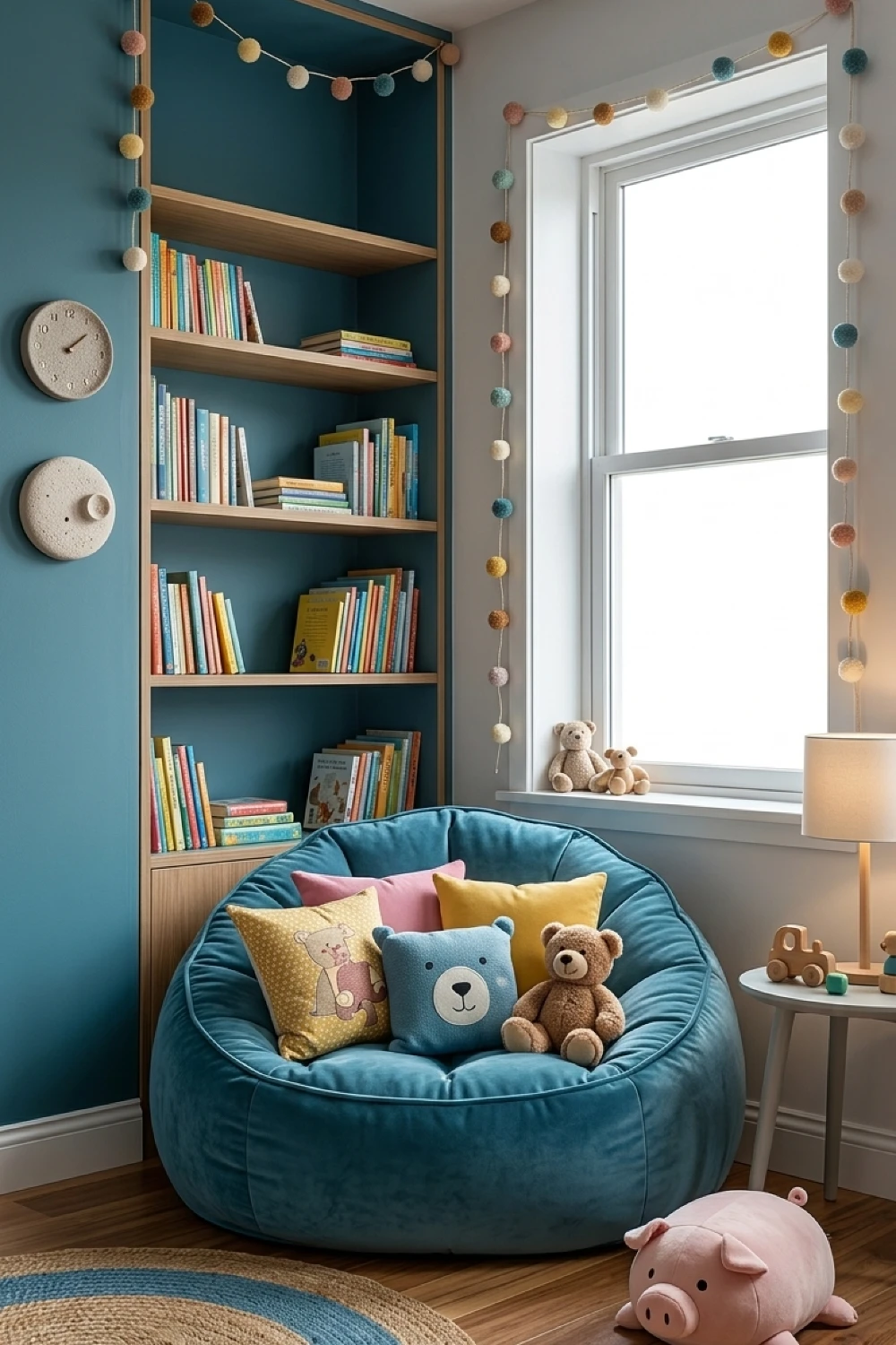 cozy-chairs-for-reading-kids-teal-suede-bean-bag.webp