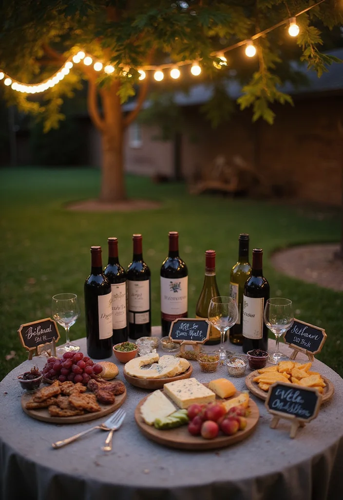 17 Romantic Outdoor String Lights Setups That Will Set the Mood for Your Date Night! - 14. Intimate Wine Tasting 1