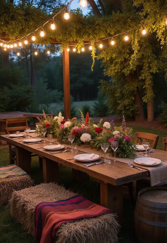 17 Romantic Outdoor String Lights Setups That Will Set the Mood for Your Date Night! - 2. Rustic Romance 1