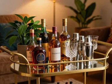18 Creative Neo Deco Bar Cart Styling Ideas for the Ultimate Home Bar!