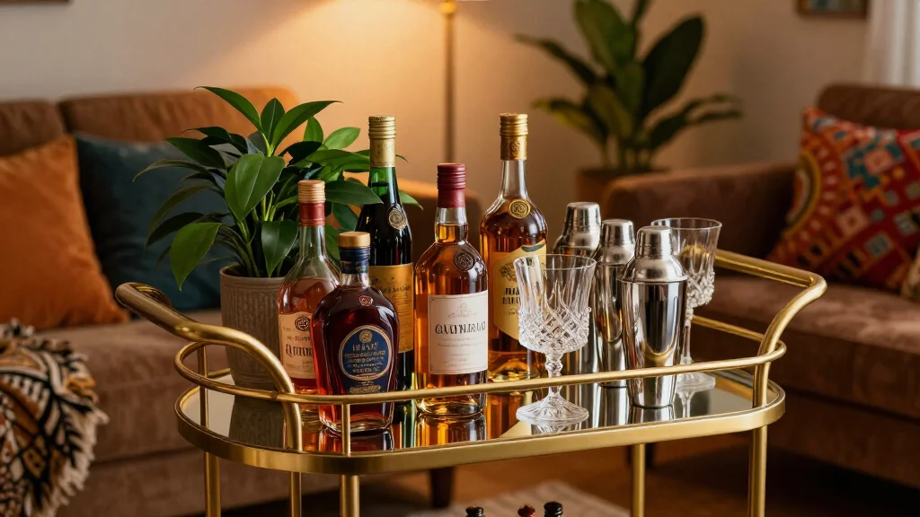 18 Creative Neo Deco Bar Cart Styling Ideas for the Ultimate Home Bar!
