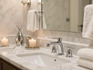 19 Elegant Chrome Bathroom Ideas to Make You Feel Like Royalty (Don’t Miss #9!)