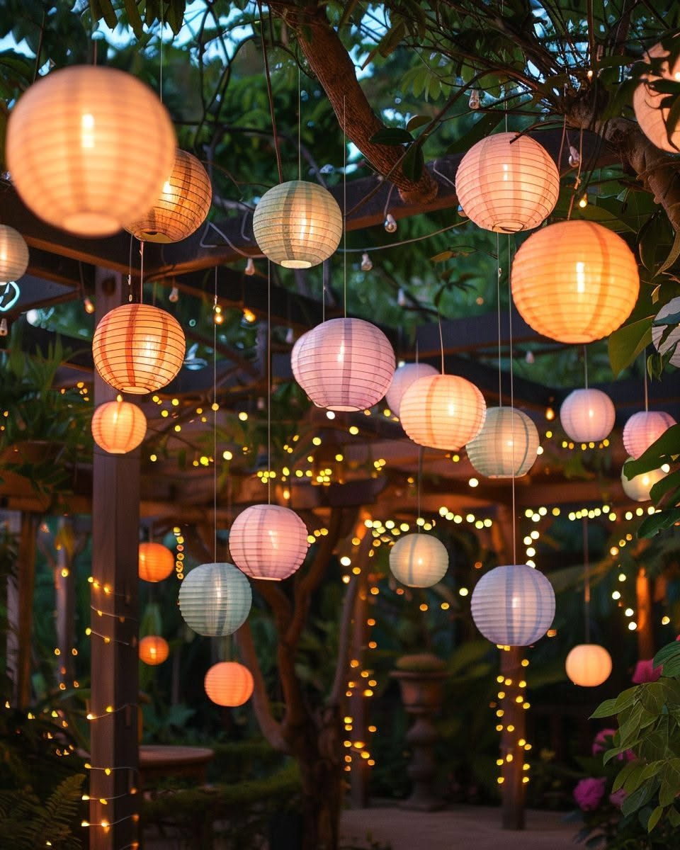 19 Unique Decorative Garden Lighting Ideas That Will Leave Everyone in Awe (#4 Will Blow Your Mind!) - 1. Enchanting Fairy Light Canopies 1