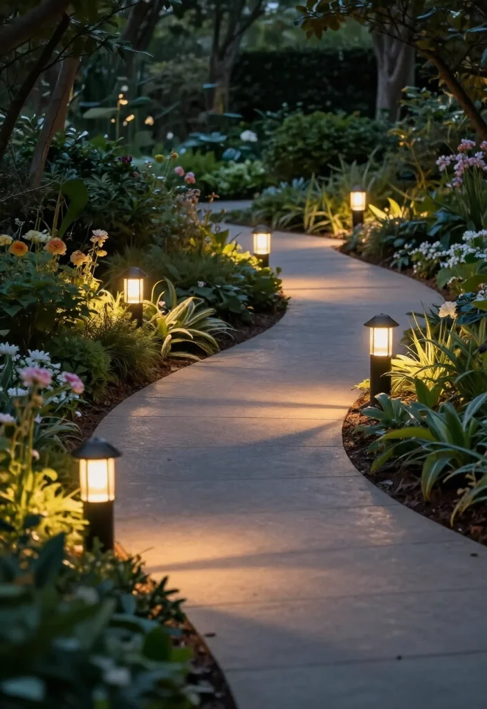 19 Unique Decorative Garden Lighting Ideas That Will Leave Everyone in Awe (#4 Will Blow Your Mind!) - 12. Atmospheric Pathway Lights 1
