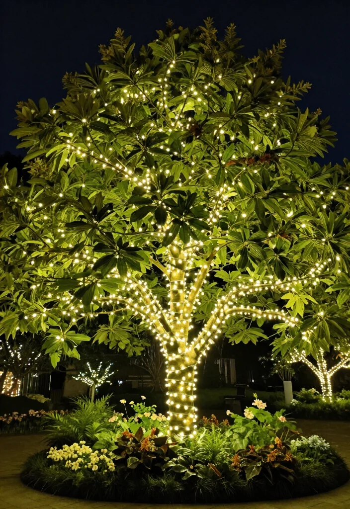 19 Unique Decorative Garden Lighting Ideas That Will Leave Everyone in Awe (#4 Will Blow Your Mind!) - 13. Magical Tree Lights 1