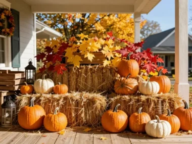 20 Creative Ways to Use Hay Bales for Fall Porch Decor (You Won't Believe #12!)