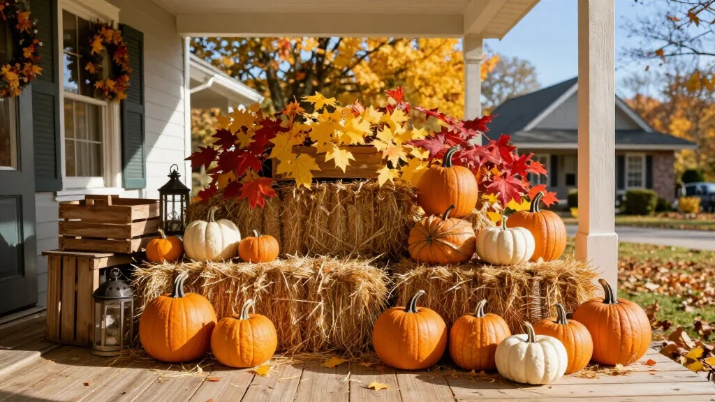 20 Creative Ways to Use Hay Bales for Fall Porch Decor (You Won't Believe #12!)