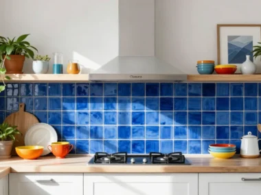20 Gorgeous Color Combos with Blue Zellige Tile Backsplashes You Must Try!