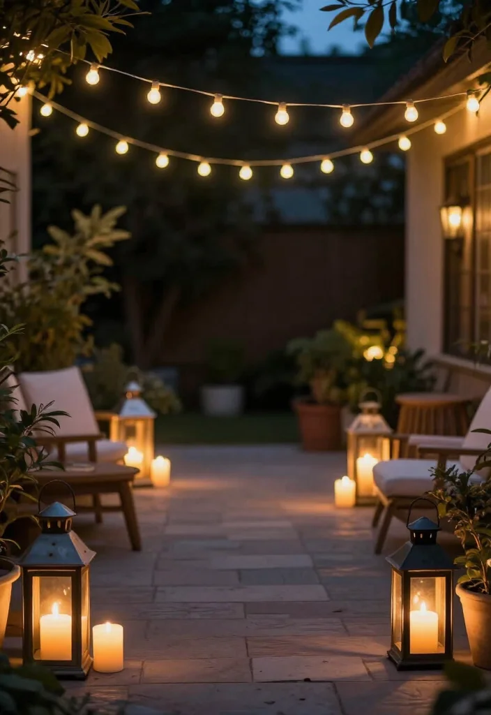 20 Magical Backyard String Lights Ideas to Transform Your Outdoor Space (You Won't Believe #12!) - 11. Layered Lighting Effects 1