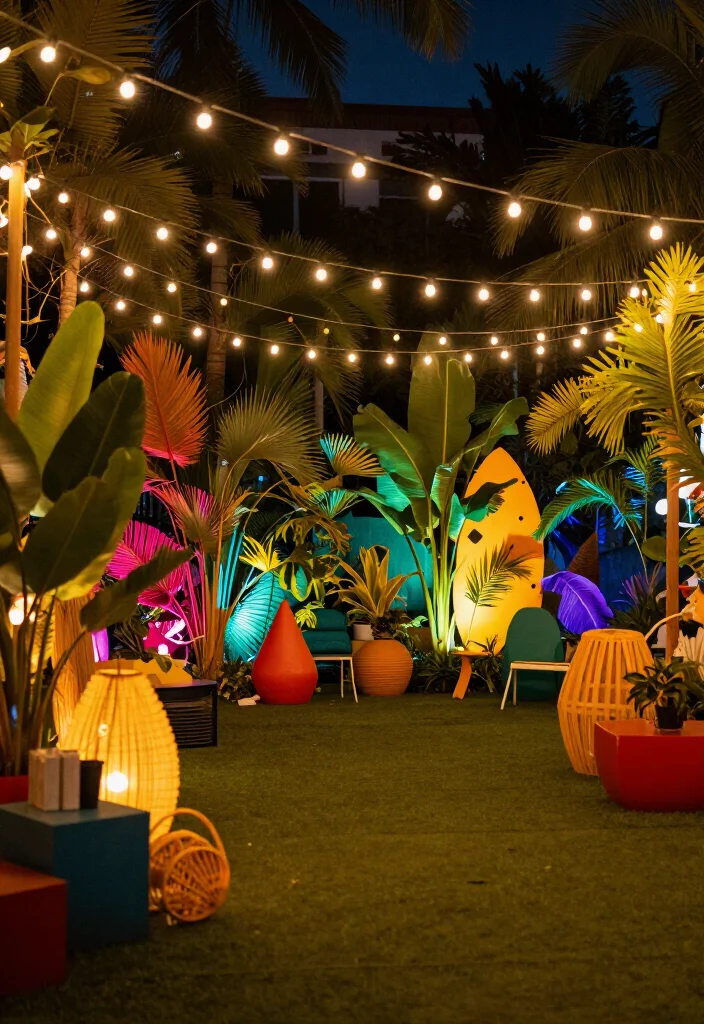 20 Magical Backyard String Lights Ideas to Transform Your Outdoor Space (You Won't Believe #12!) - 12. You Won't Believe This: Themed Lighting 1